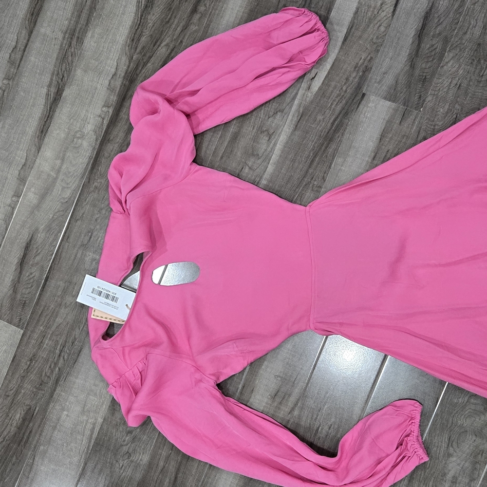 Pink Keyhole Mini Dress - Picture 6 of 6